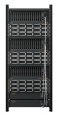 Libra PBX Server - installation in ICT cabinet (three units, crossover connections panels, power back-up panels)